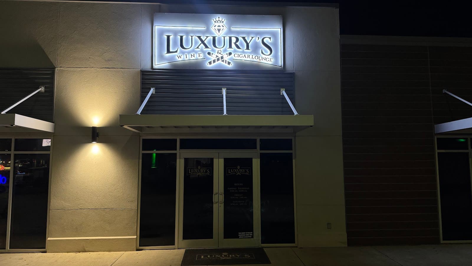 Luxury’s Wine & Cigar Lounge