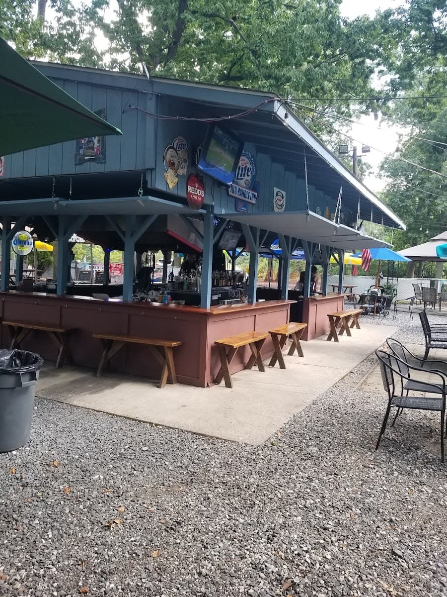 The patio at Skeet's Cigar Bar and Grill in Delran, New Jersey