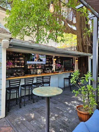 The patio at Old Havana Cigar in Key West, Florida
